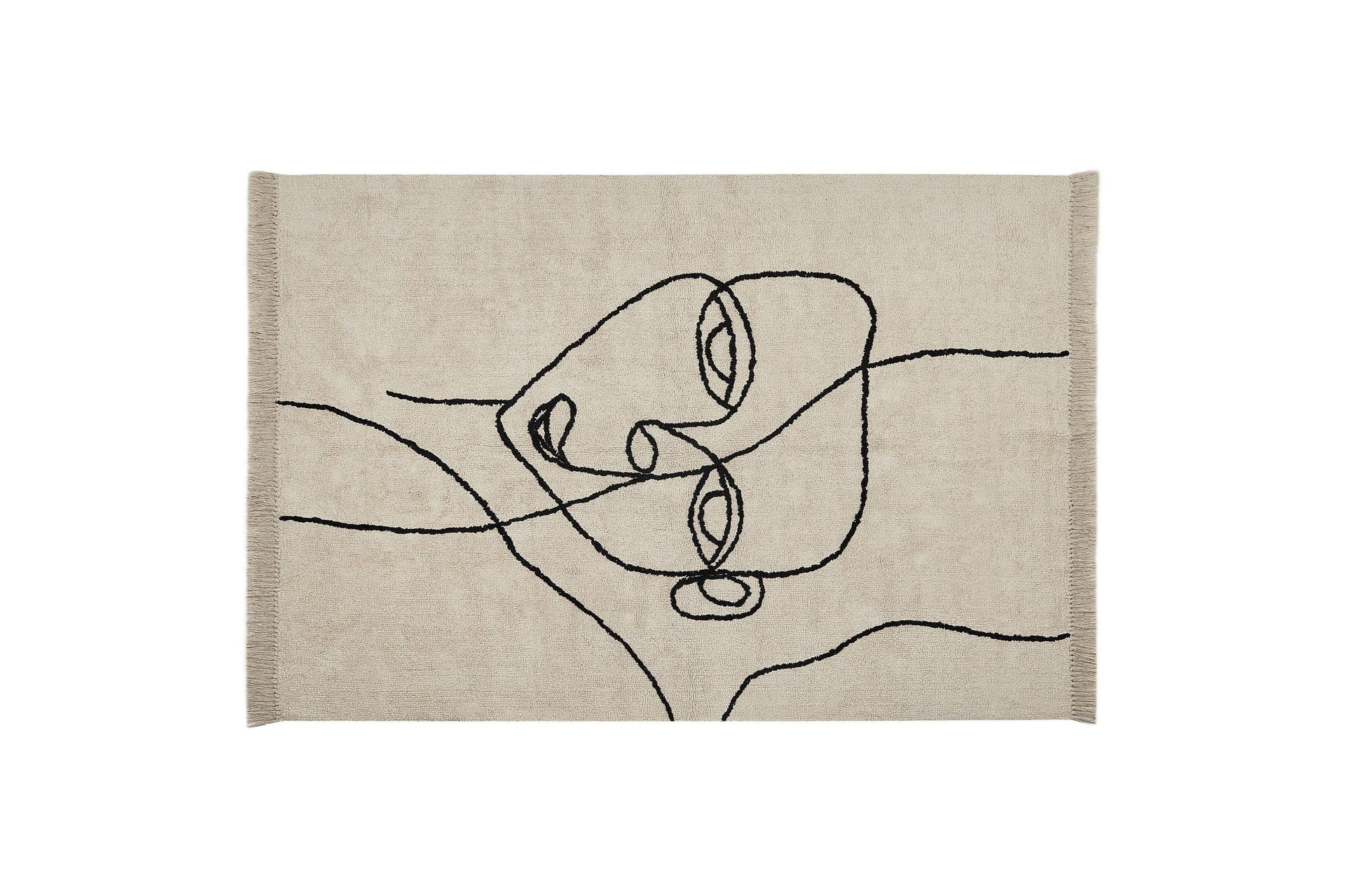nuru bomullsmatta 140x200 cm - beige
