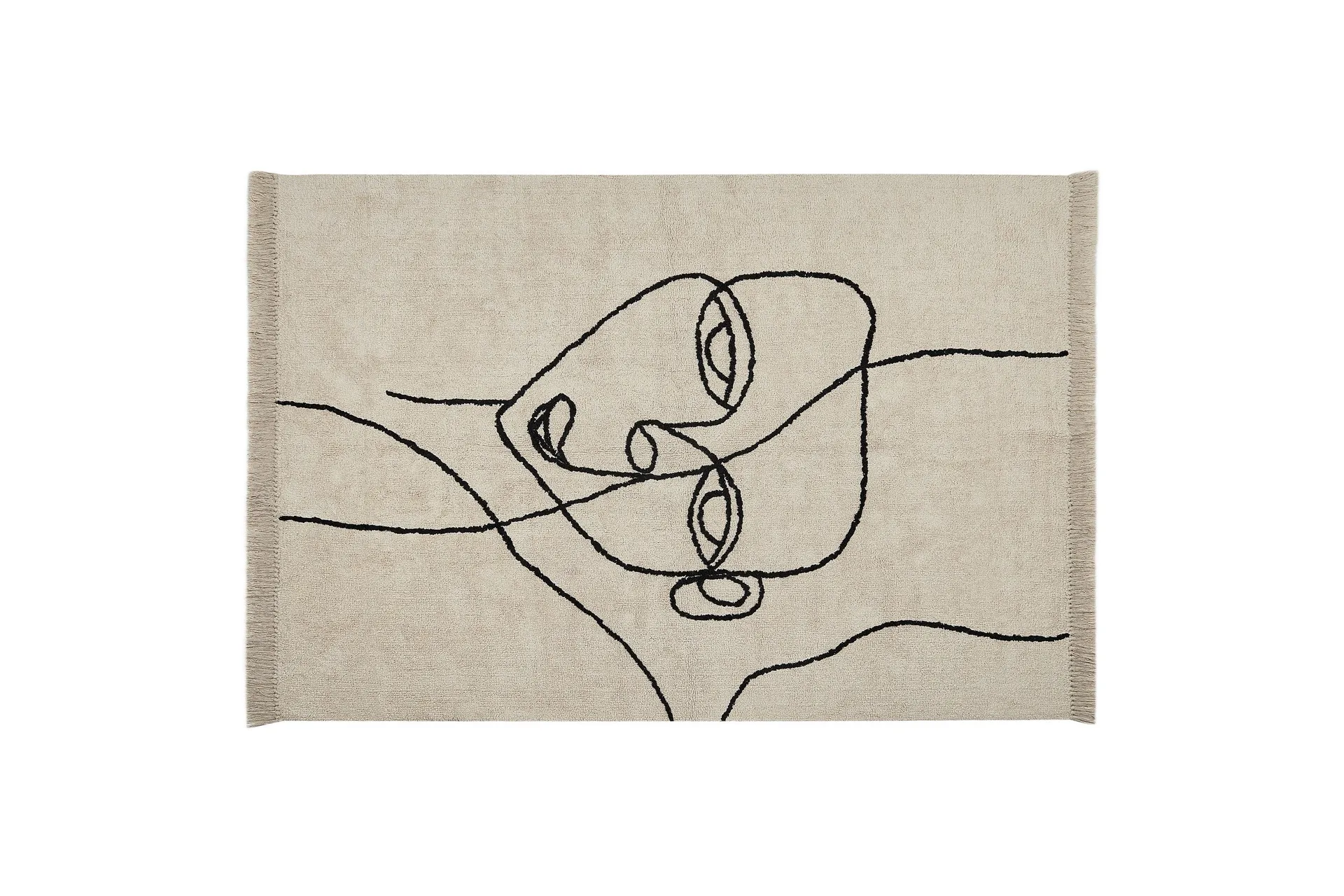 Nuru Bomullsmatta 140x200 cm - Beige
