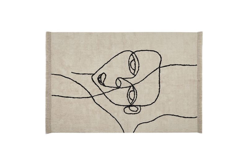 Nuru Bomullsmatta 140x200 cm, Beige