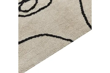 Nuru Bomullsmatta 140x200 cm - Beige - Textil & mattor - Matta - Modern matta - Bomullsmatta