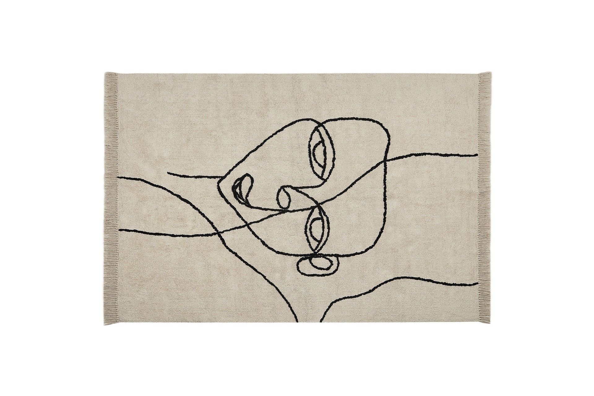 Nuru Bomullsmatta 160x230 cm - Beige