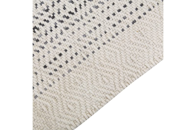 Omerli Ullmatta 140x200 cm - Svart/Vit - Textil & mattor - Matta - Modern matta - Ullmatta