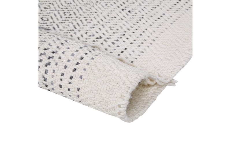 Omerli Ullmatta 140x200 cm - Svart/Vit - Textil & mattor - Matta - Modern matta - Ullmatta