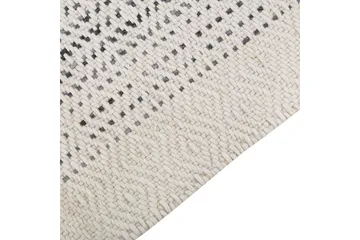 Omerli Ullmatta 80x150 cm - Svart/Vit - Textil & mattor - Matta - Modern matta - Ullmatta