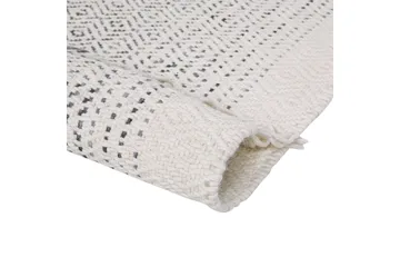 Omerli Ullmatta 80x150 cm - Svart/Vit - Textil & mattor - Matta - Modern matta - Ullmatta