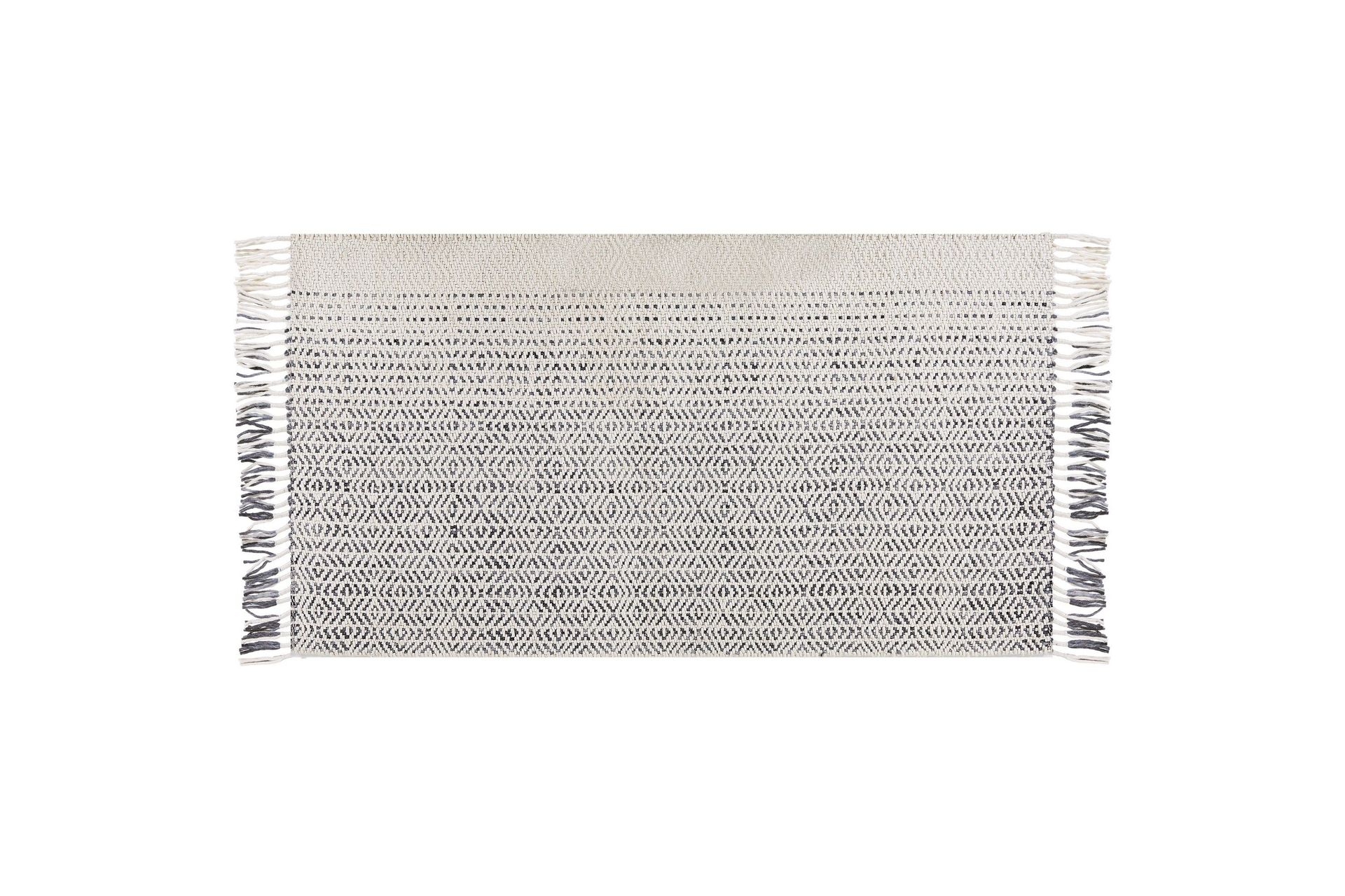 Omerli Ullmatta 80x150 cm - Svart/Vit