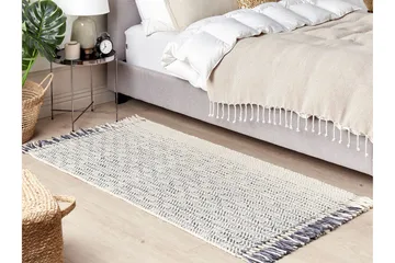 Omerli Ullmatta 80x150 cm - Svart/Vit - Textil & mattor - Matta - Modern matta - Ullmatta