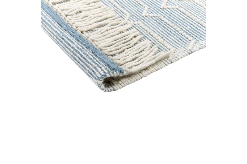 Orhaneli Ullmatta 160x230 cm - Blå - Textil & mattor - Matta - Modern matta - Ullmatta