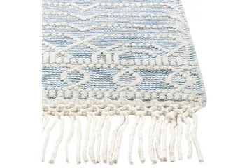 Orhaneli Ullmatta 160x230 cm - Blå - Textil & mattor - Matta - Modern matta - Ullmatta