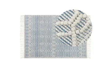 Orhaneli Ullmatta 160x230 cm - Blå - Textil & mattor - Matta - Modern matta - Ullmatta