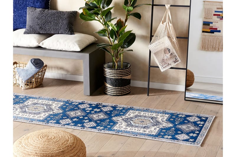 Parvakadli Ryamatta 60x200 cm - Blå - Textil & mattor - Matta - Modern matta - Gångmatta