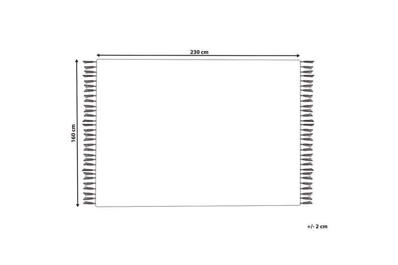 Pazar Ullmatta 160x230 cm - Svart/Vit - Textil & mattor - Matta - Modern matta - Ullmatta