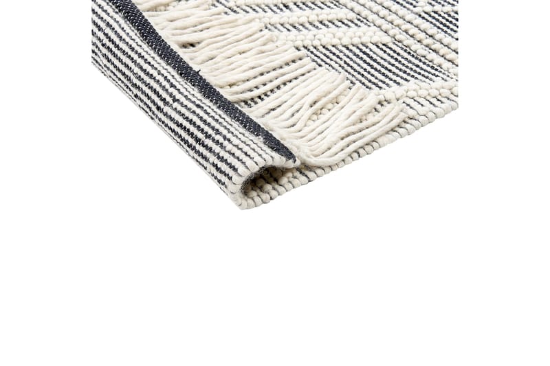 Pazar Ullmatta 160x230 cm - Svart/Vit - Textil & mattor - Matta - Modern matta - Ullmatta