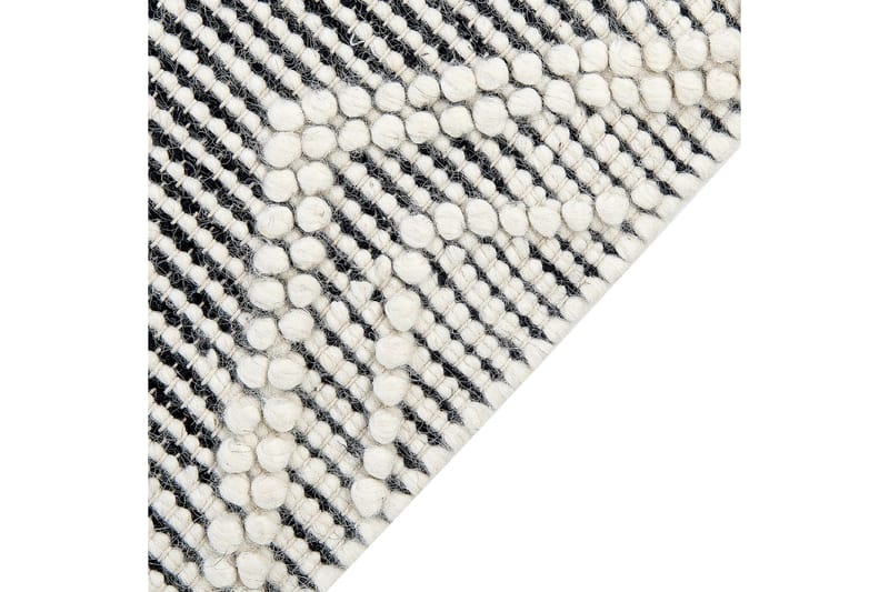 Pazar Ullmatta 160x230 cm - Svart/Vit - Textil & mattor - Matta - Modern matta - Ullmatta