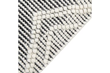 Pazar Ullmatta 160x230 cm - Svart/Vit - Textil & mattor - Matta - Modern matta - Ullmatta