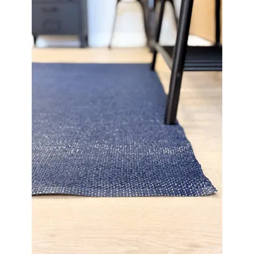 Plastmatta Hilma Plain - 70x150 cm, Blå - Textil & mattor - Matta - Modern matta - Wiltonmatta