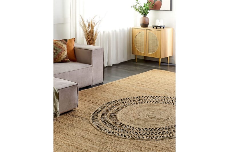 Plattvävd Bogazoren - 160x230 cm - Textil & mattor - Matta - Modern matta - Jutematta & hampamatta