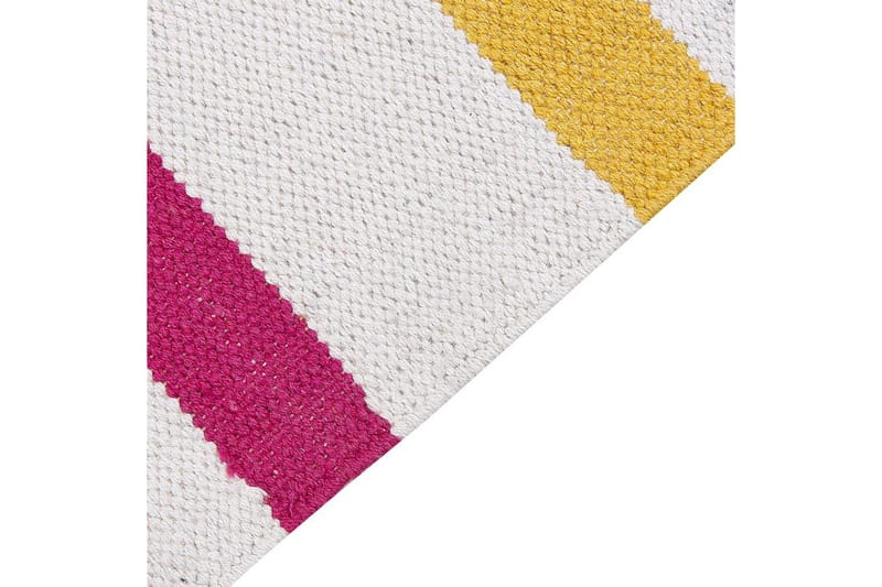 Plattvävd Hisarli - Flerfärgad, vit, brun, blå, orange, 160x230 cm - Textil & mattor - Matta - Modern matta - Bomullsmatta