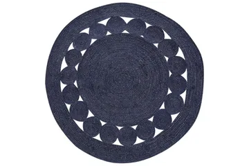 Plattvävd Koyunlu - Blå - Textil & mattor - Matta - Modern matta - Jutematta & hampamatta