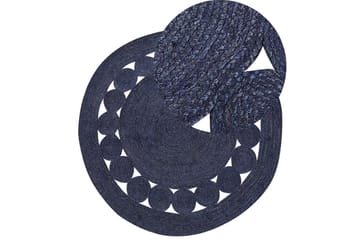 Plattvävd Koyunlu - Blå - Textil & mattor - Matta - Modern matta - Jutematta & hampamatta