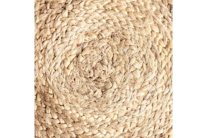 Plattvävd Marts - Beige, blå, 140x140 cm - Textil & mattor - Matta - Modern matta - Jutematta & hampamatta