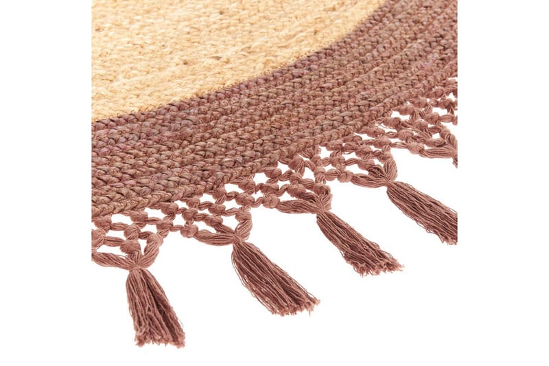 Plattvävd Marts - Beige, brun, 200x200 cm - Textil & mattor - Matta - Modern matta - Jutematta & hampamatta