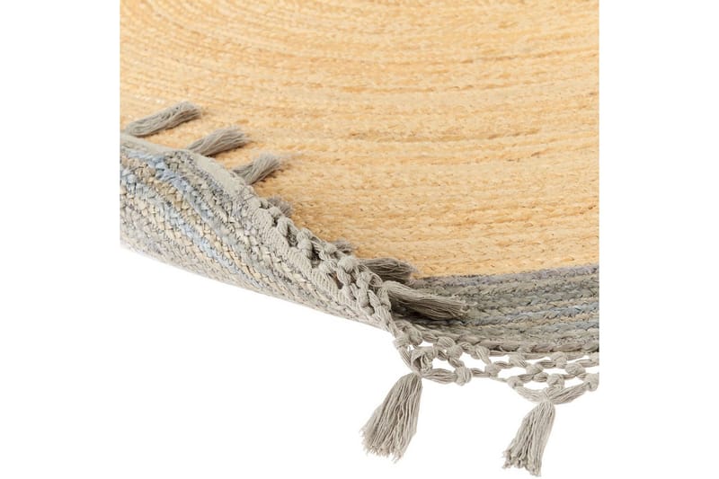 Plattvävd Marts - Beige, grå, 200x200 cm - Textil & mattor - Matta - Modern matta - Jutematta & hampamatta