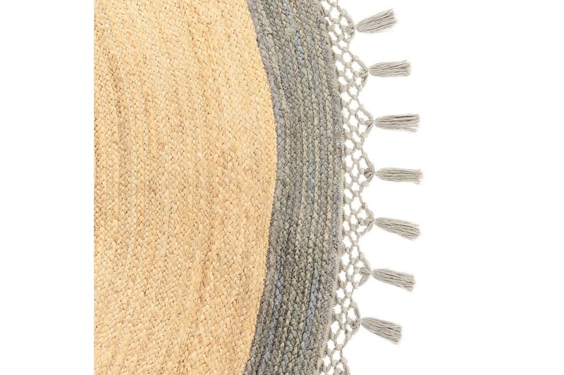 Plattvävd Marts - Beige, grå, 200x200 cm - Textil & mattor - Matta - Modern matta - Jutematta & hampamatta