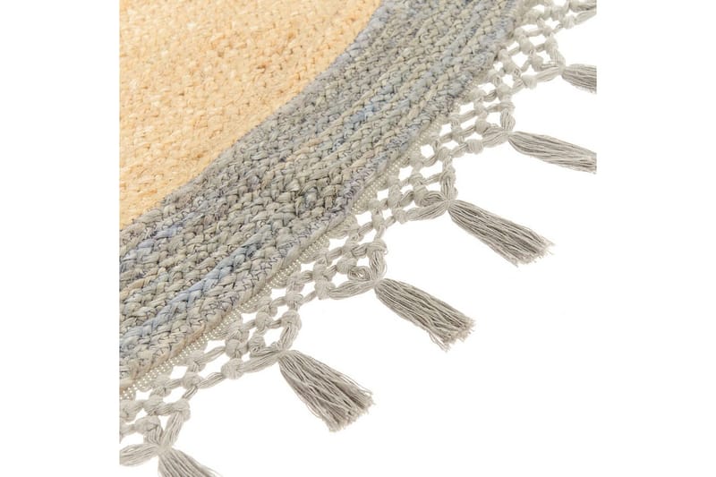 Plattvävd Marts - Beige, grå, 200x200 cm - Textil & mattor - Matta - Modern matta - Jutematta & hampamatta