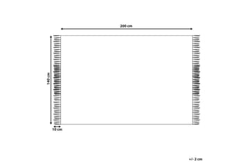 Plattvävd Tozakli - 140x200 cm - Textil & mattor - Matta - Modern matta - Trasmatta