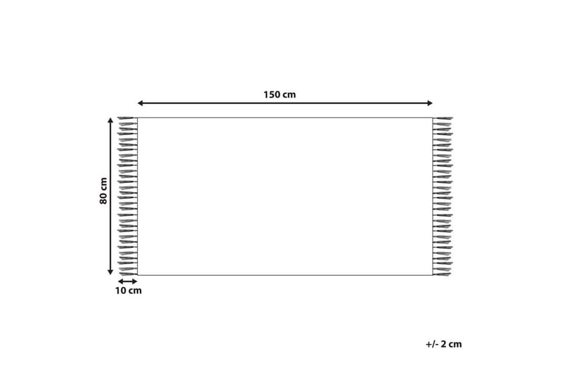 Plattvävd Tozakli - 80x150 cm - Textil & mattor - Matta - Modern matta - Trasmatta