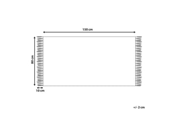 Plattvävd Tozakli - 80x150 cm - Textil & mattor - Matta - Modern matta - Trasmatta