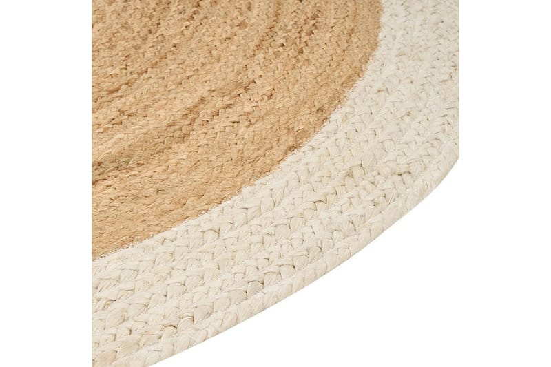 Plattvävd Yayalar - Beige, vit - Textil & mattor - Matta - Modern matta - Jutematta & hampamatta