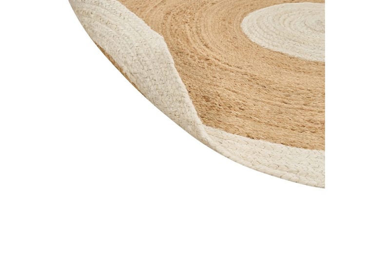 Plattvävd Yayalar - Beige, vit - Textil & mattor - Matta - Modern matta - Jutematta & hampamatta