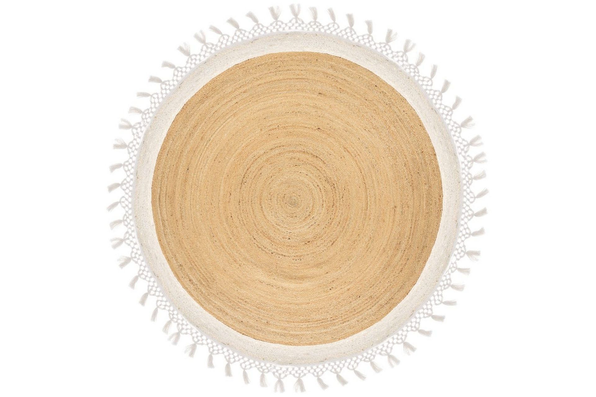 Plattv&auml;vd Marts - Beige, vit, 200x200 cm