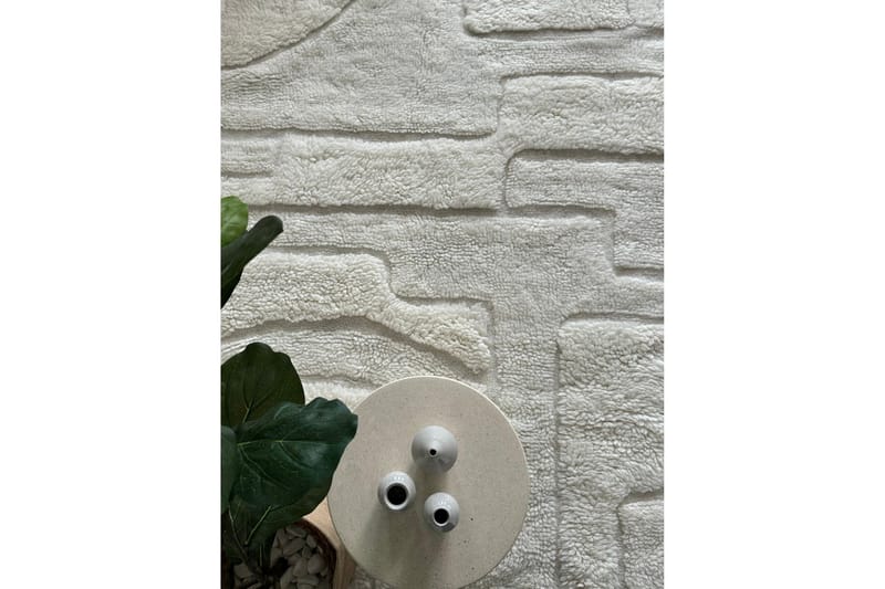 Pure Ullmatta 170x240 cm Rektangulär - Creme - Textil & mattor - Matta - Modern matta - Ullmatta
