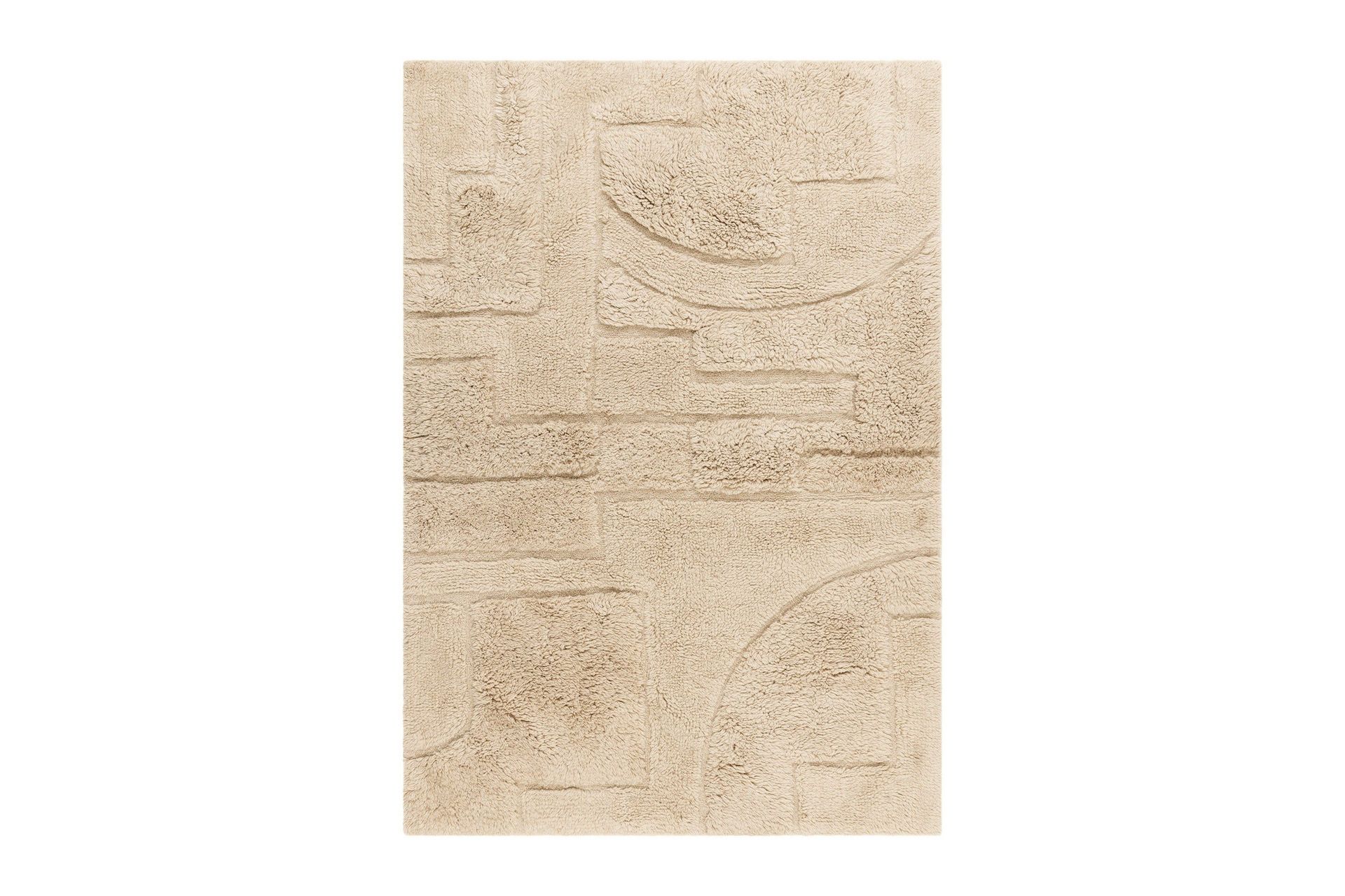 Pure Ullmatta 170x240 cm Rektangul&auml;r - Beige