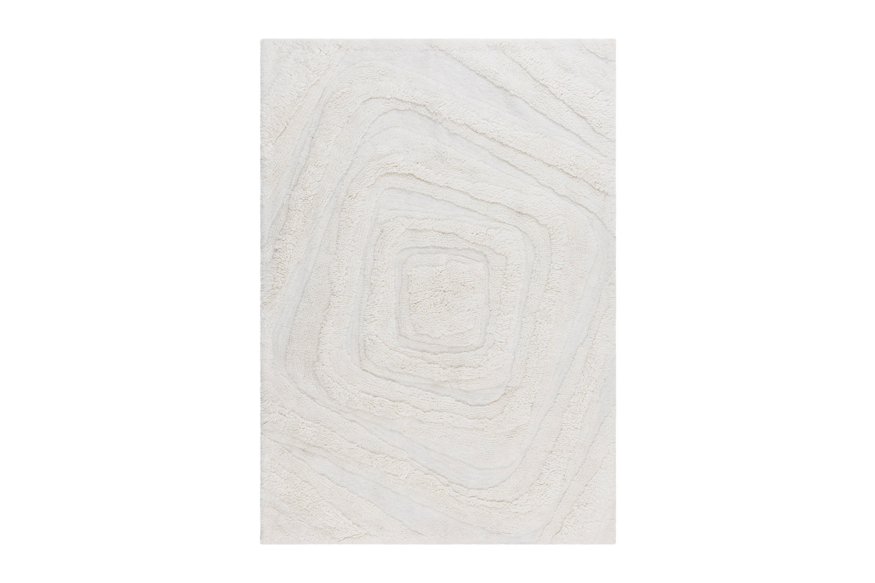 pure ullmatta 240x340 cm rektangulär - creme