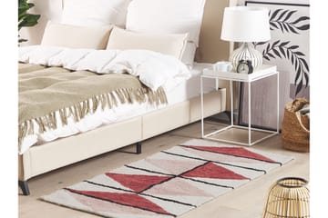 Purnia Ryamatta 80x150 cm - Röd - Textil & mattor - Matta - Modern matta - Ryamatta