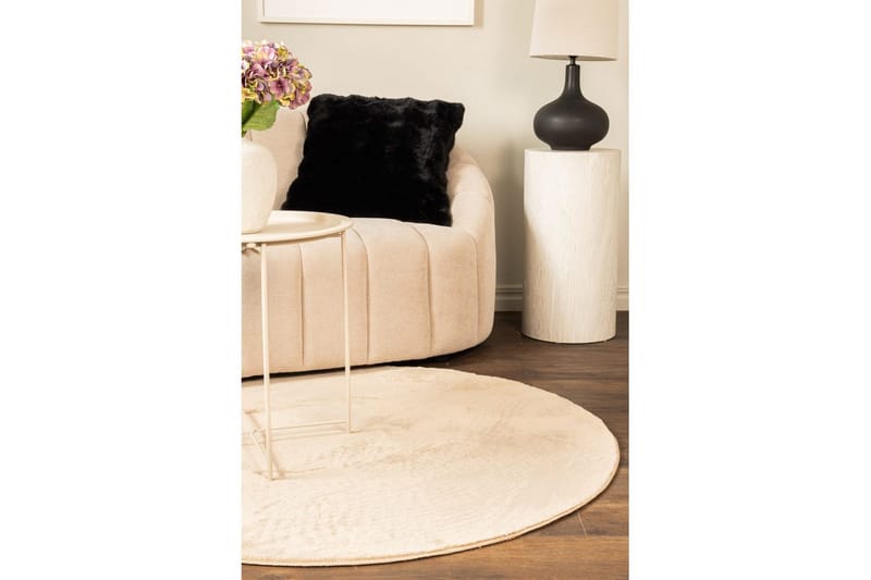 Relax Ryamatta Rund 120 cm - Beige - Textil & mattor - Matta - Modern matta - Ryamatta