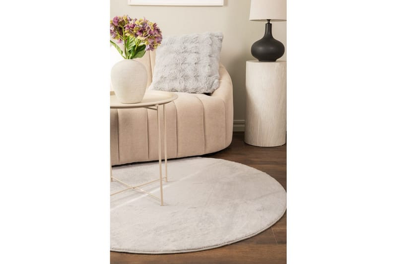 Relax Ryamatta Rund 120 cm - Beige - Textil & mattor - Matta - Modern matta - Ryamatta