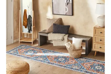 Ritapuram Ryamatta 80x300 cm - Blå - Textil & mattor - Matta - Modern matta - Gångmatta