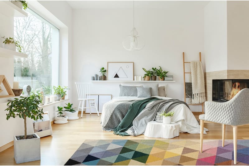 Riviera Ullmatta 140x200 cm Rektangulär - Flerfärgad - Textil & mattor - Matta - Modern matta - Ullmatta