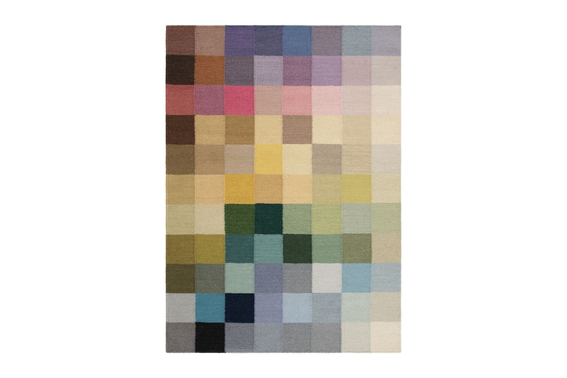 riviera ullmatta 160x230 cm rektangulär - flerfärgad