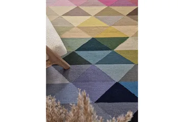 Riviera Ullmatta 80x240 cm Oval - Flerfärgad - Textil & mattor - Matta - Modern matta - Ullmatta