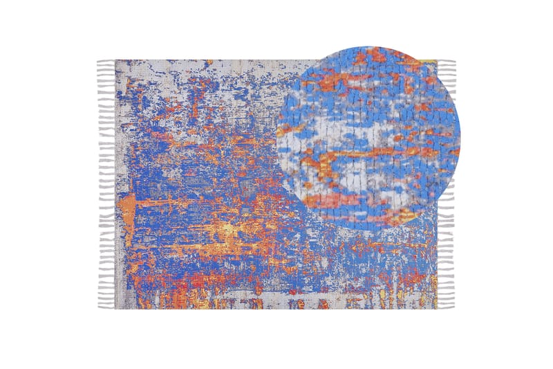 Ryamatta Acarlar 150x230 cm - Blå - Textil & mattor - Matta - Modern matta - Ryamatta