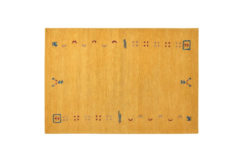 Ryamatta Akalan 140x200 cm - Gul - Textil & mattor - Matta - Modern matta - Ryamatta
