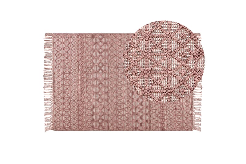 Ryamatta Alucra 160x230 cm - Rosa - Textil & mattor - Matta - Modern matta - Ryamatta