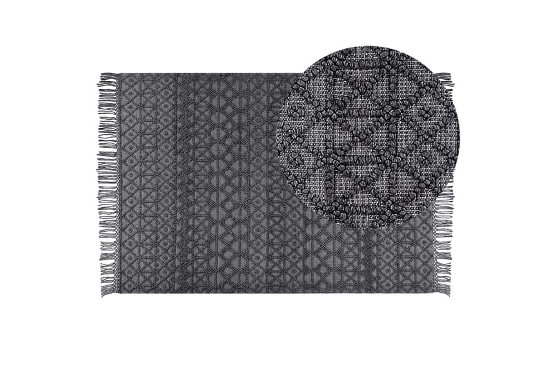 Ryamatta Alucra 160x230 cm - Svart - Textil & mattor - Matta - Modern matta - Ryamatta