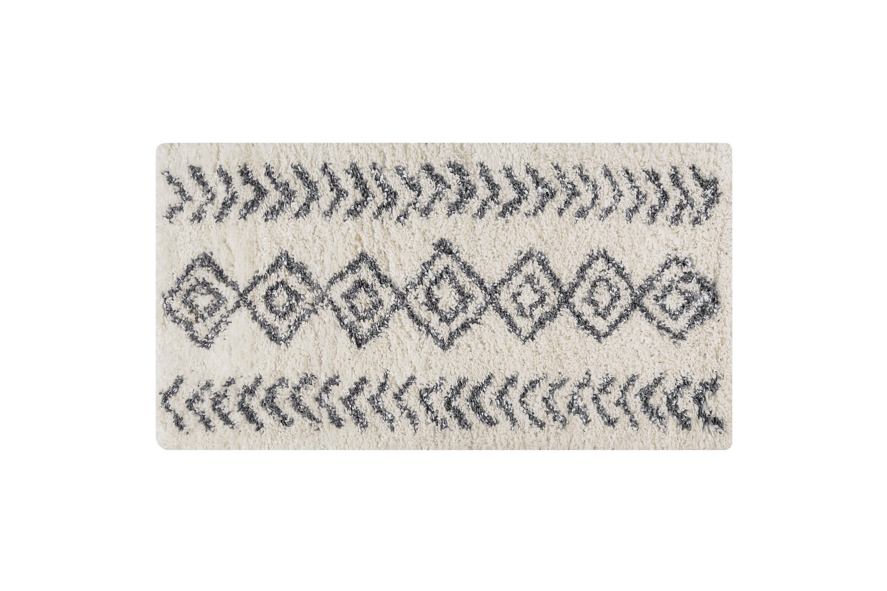 Ryamatta Ayrum 80x150 cm Svart/Vit